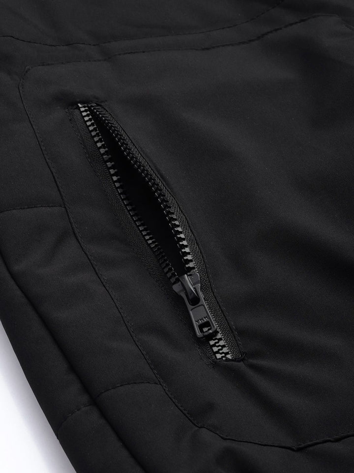The Indian Garage Co Men Zip-Front Bomber Jacket with Detachable Hood