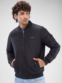 SPYKAR Men Solid Full Sleeve Regular Bomber Jacket