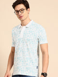 Being Human Printed Polo Collar Pure Cotton T-shirt