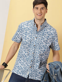Thomas Scott Comfort Fit Floral Opaque Printed Casual Shirt