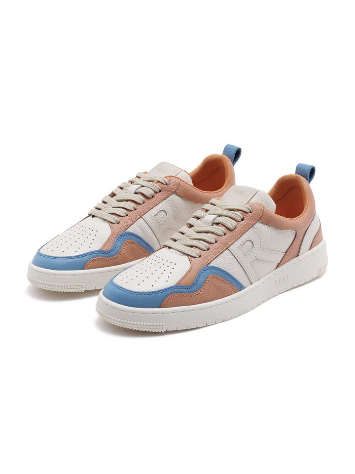RARE RABBIT Men Edamon Colourblocked Leather Sneakers