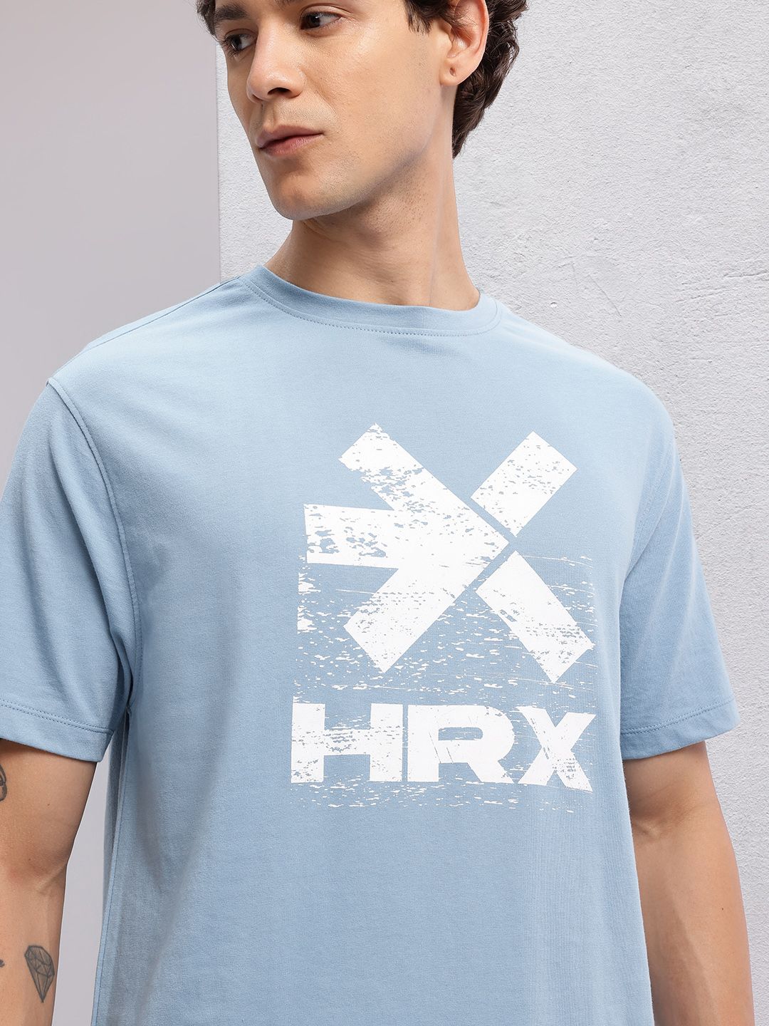 HRX by Hrithik Roshan Men Brand Logo Printed Training T-shirt