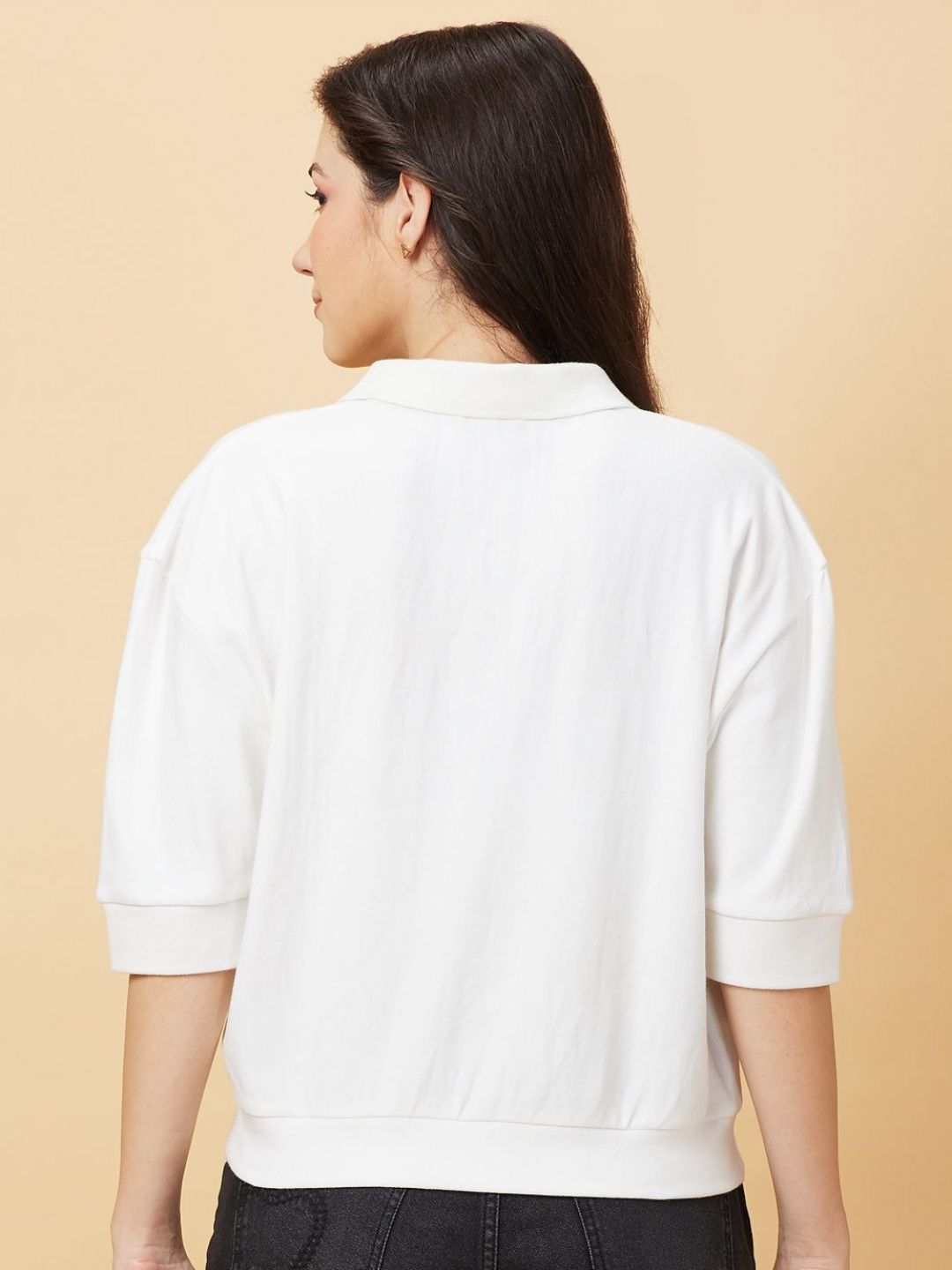 Being Human Women Polo Collar T-shirt