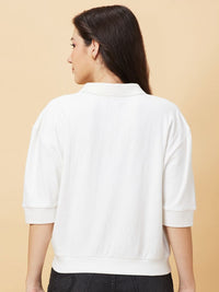 Being Human Women Polo Collar T-shirt