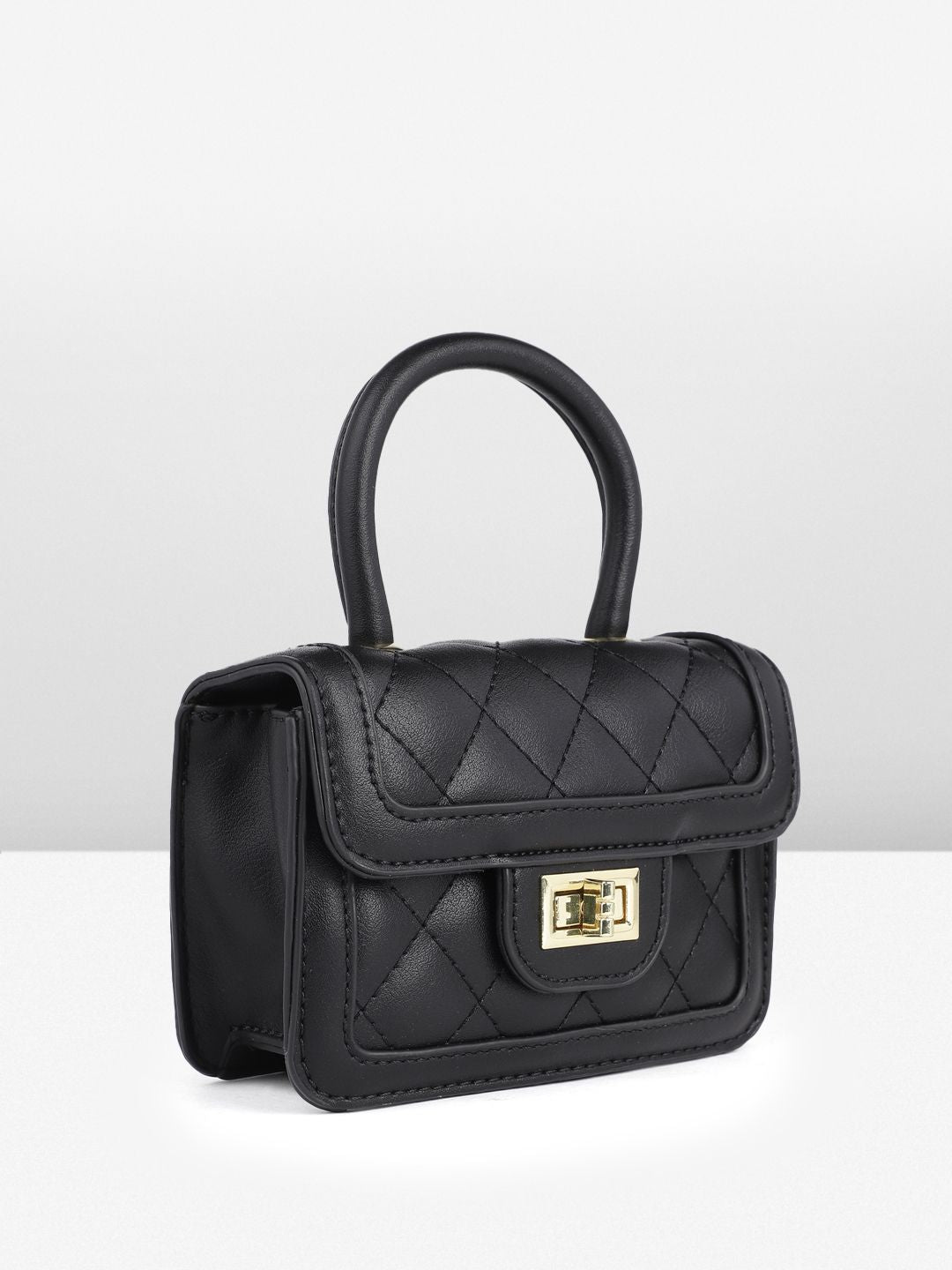 DressBerry Quilted Miniature Satchel