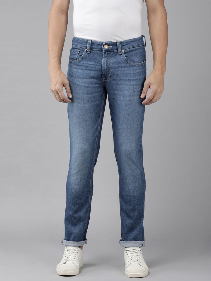 SPYKAR Men Heavy Fade Mid-Rise Stretchable Jeans