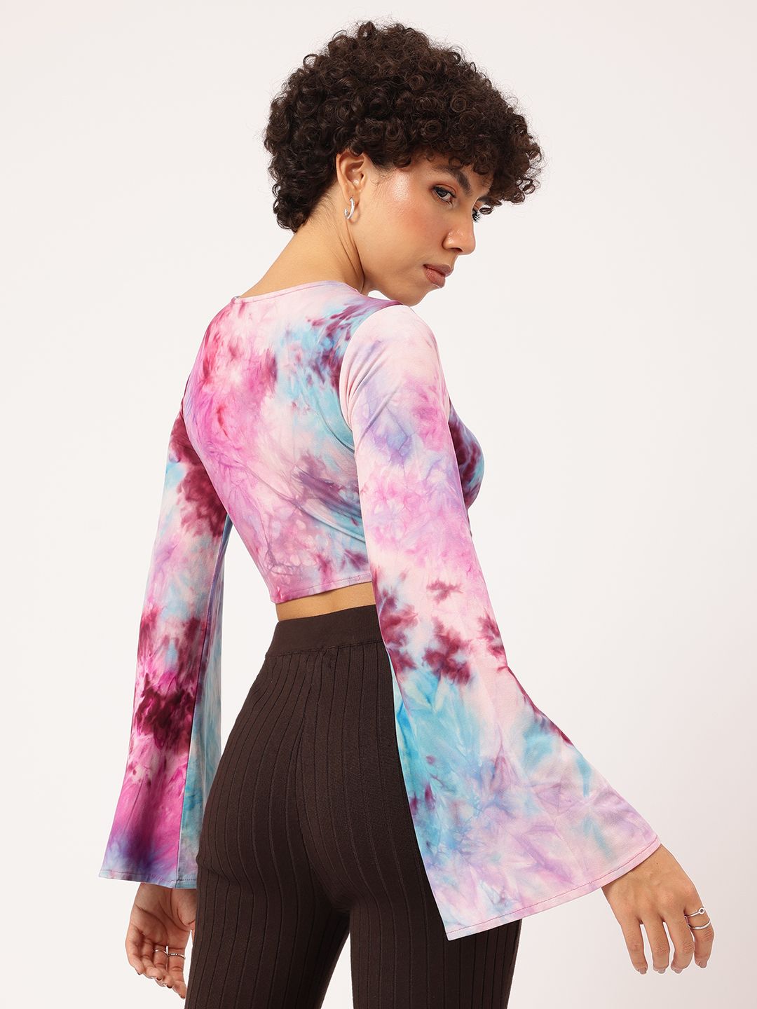 DressBerry Tie-Dye Treasure Buttoned Top