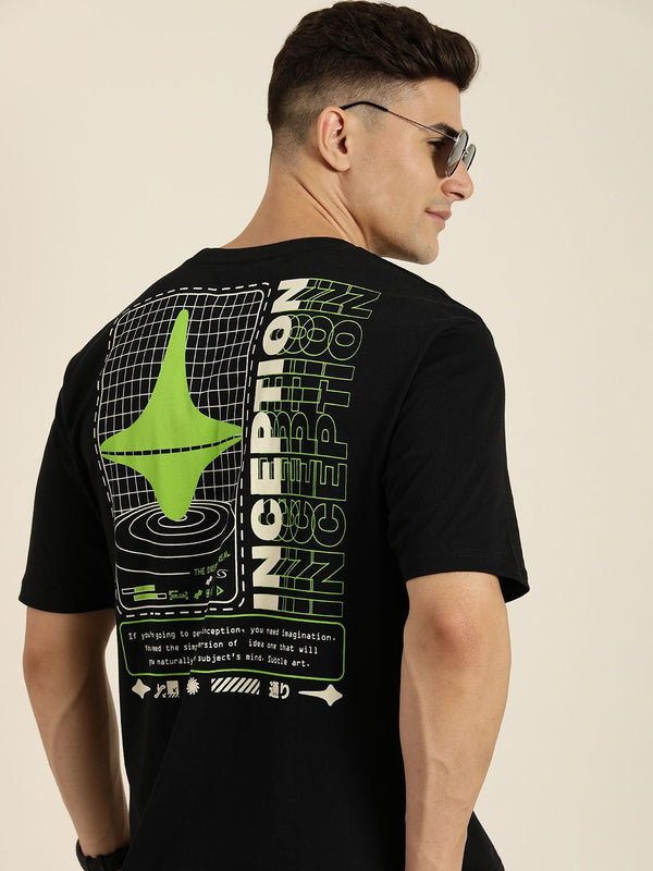 Difference of Opinion Men Graphic Printed Oversized T-shirt