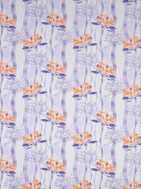BOMBAY DYEING White & Orange Printed Pure Cotton 120 TC Queen Bedsheet Set 2.24 m X 2.54 m