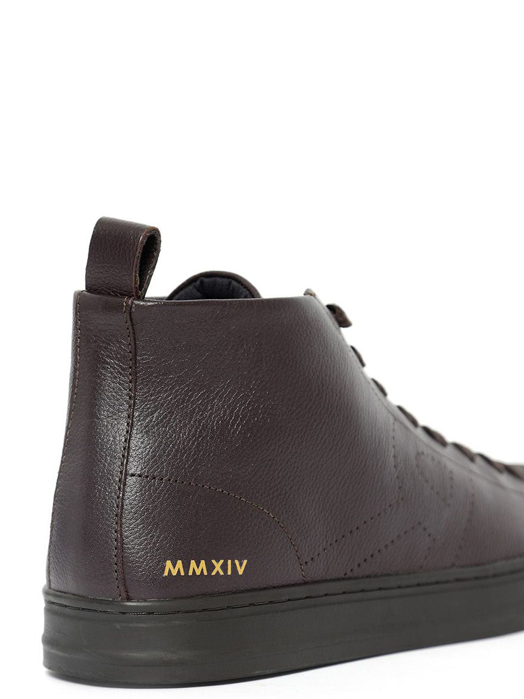 RARE RABBIT Men Sauron Hi Pro Leather Sneakers