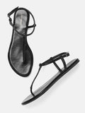 Lino Perros Embellished T-Strap Flats