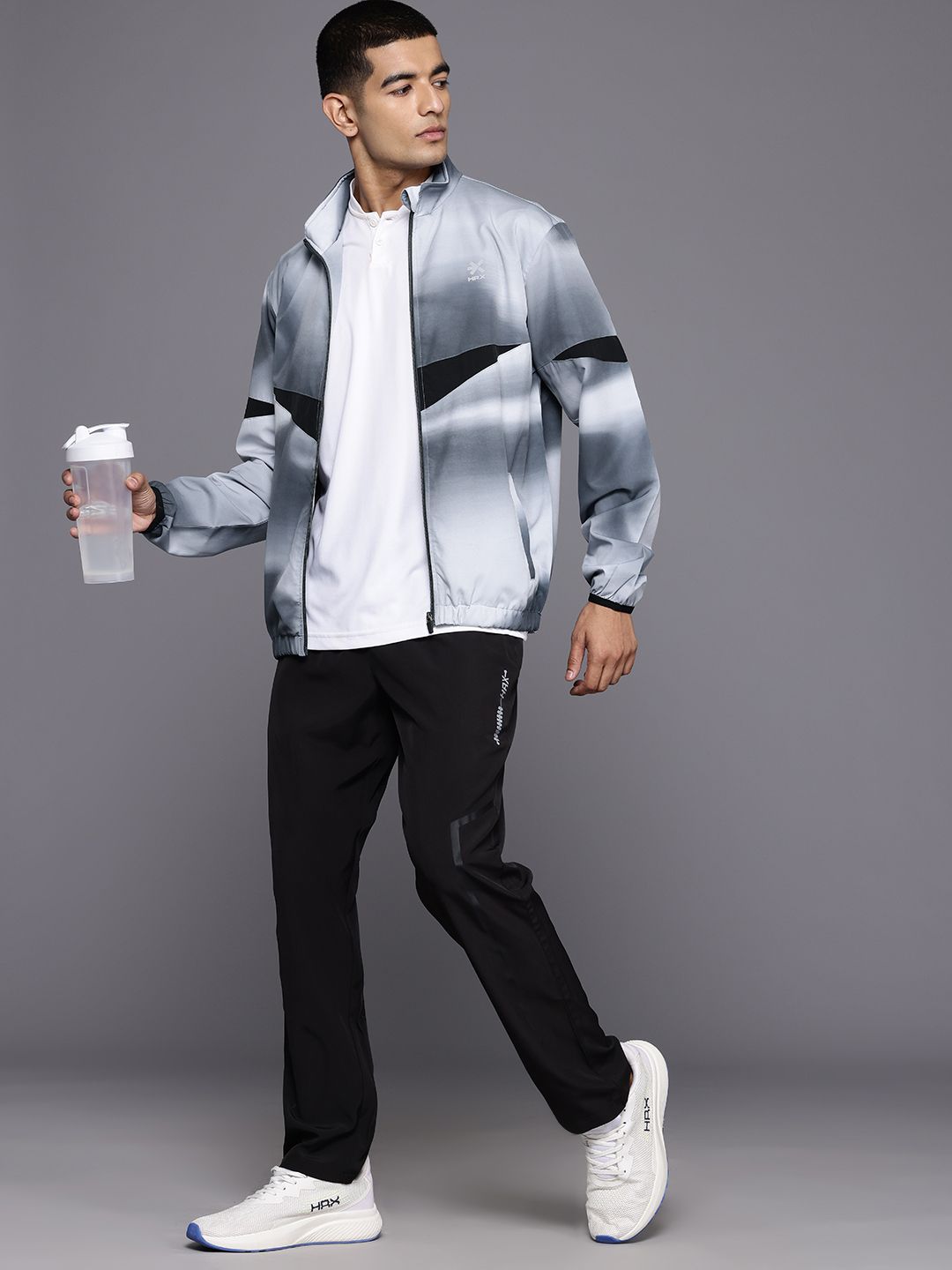 HRX by Hrithik Roshan Dyed Rapid-Dry Running Jacket