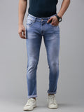 SPYKAR Men Slim Fit Low-Rise Heavy Fade Stretchable Jeans