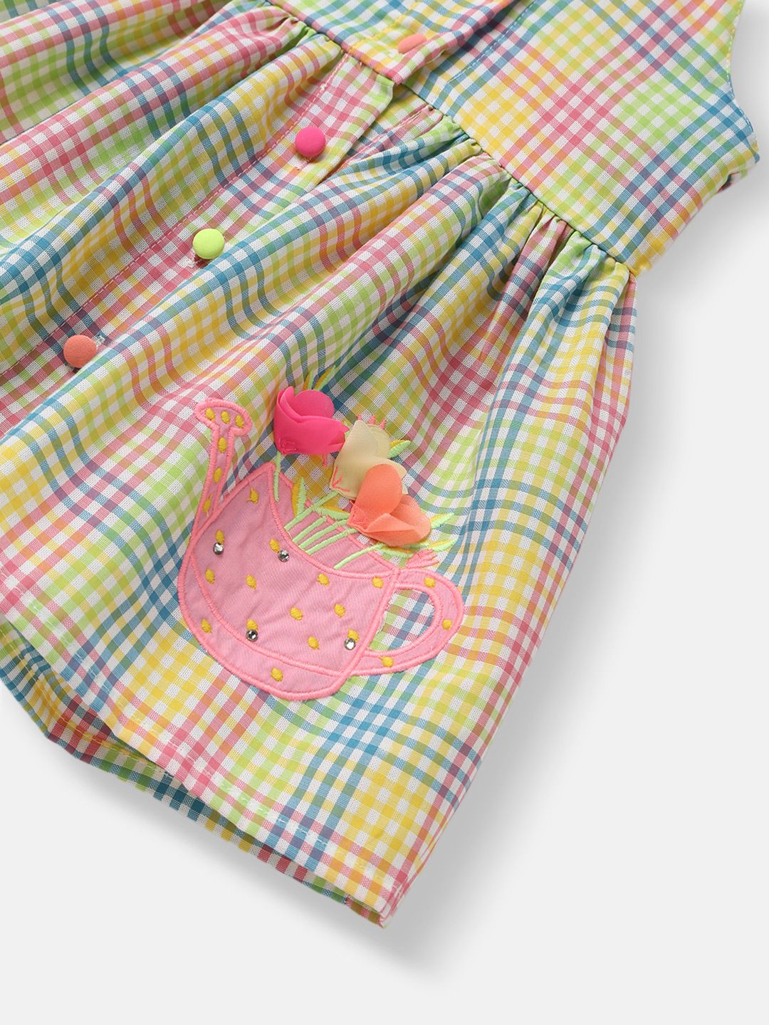 Nauti Nati Multicoloured Checked Halter Neck Dress