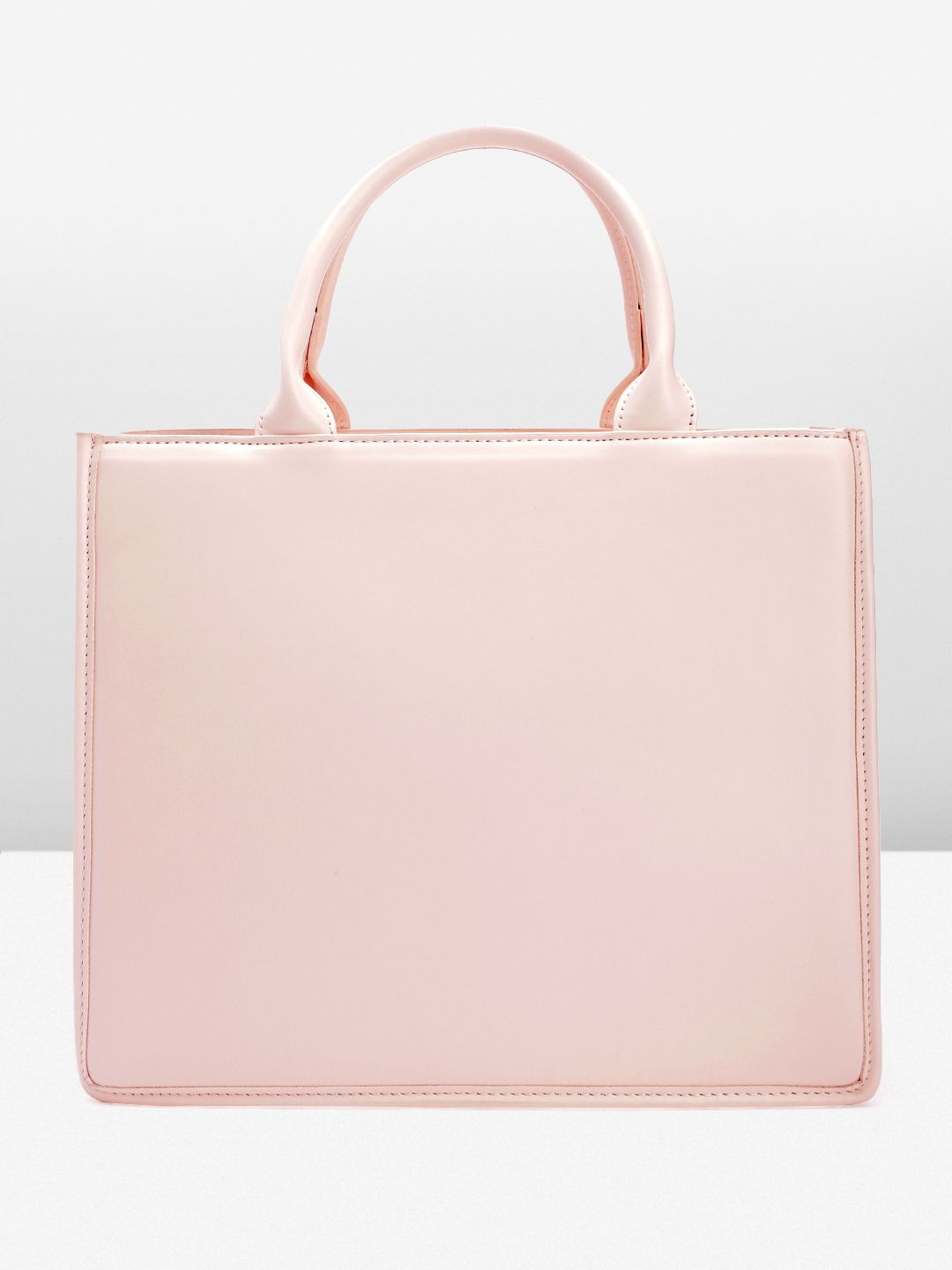 Lino Perros Floral Textured Structured Handheld Bag