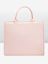 Lino Perros Floral Textured Structured Handheld Bag
