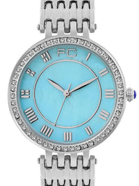 French Connection Women Patterned Dial & Stainless Steel Straps Analogue WatchFCN0117USM