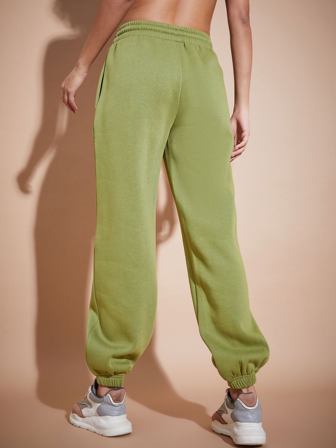 SASSAFRAS BASICS Women Relaxed Fit Mid-Rise Fleece Joggers