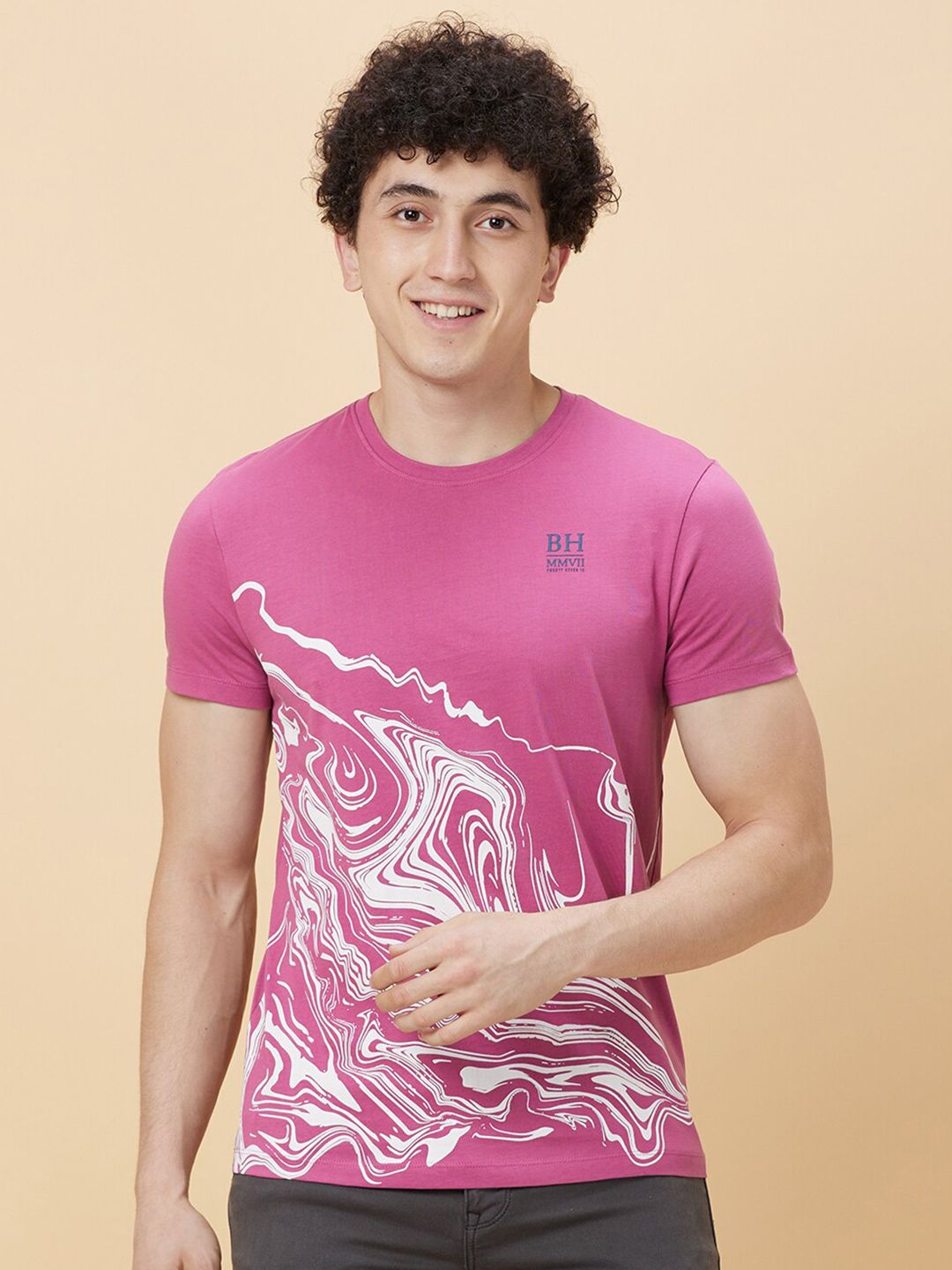 Being Human Graphic Printed Pure Cotton T-shirt