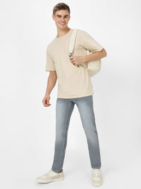 Urbano Fashion Men Grey Slim Fit Jeans
