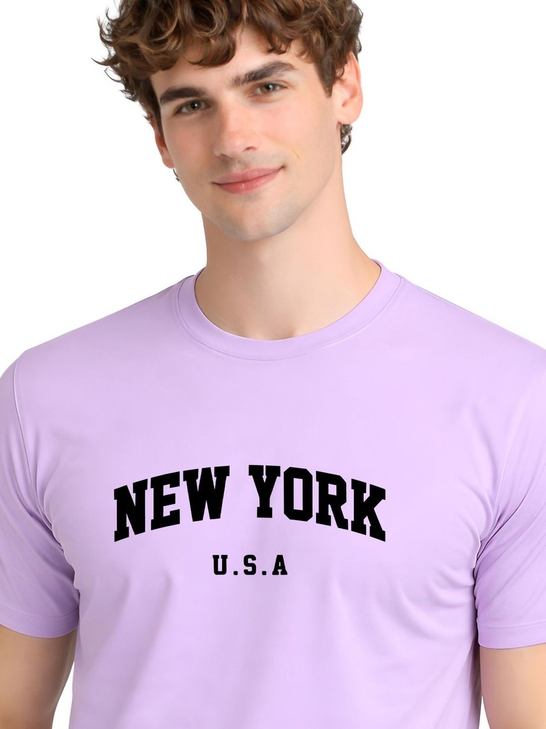 ADRO Men Typography Printed T-shirt