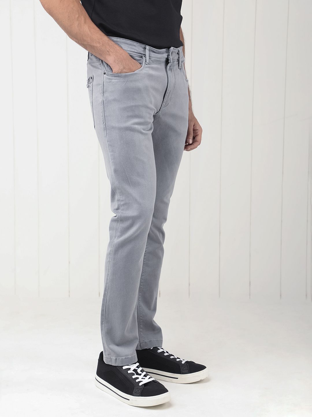 RARE RABBIT Men Velles Slim Fit Mid-Rise Cotton Jeans