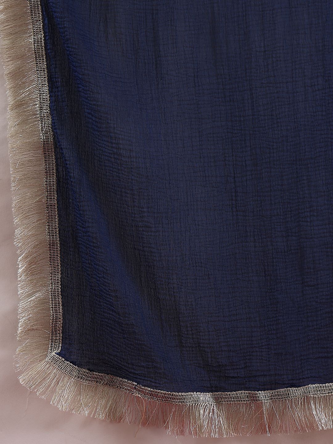 Varanga Women Ethnic Motifs Embroidered Kurta with Embroidered Trousers & With Dupatta