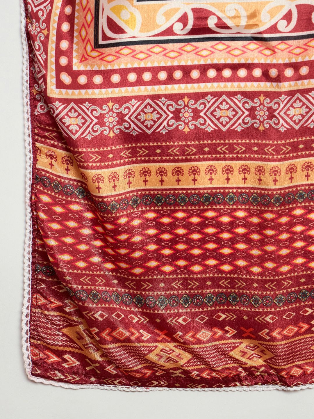 Indo Era Straight Sequinned Kurta with Trousers & Dupatta