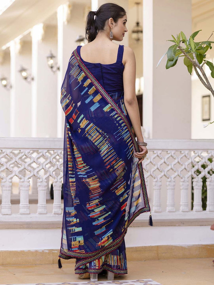 KALINI Pure Georgette Saree