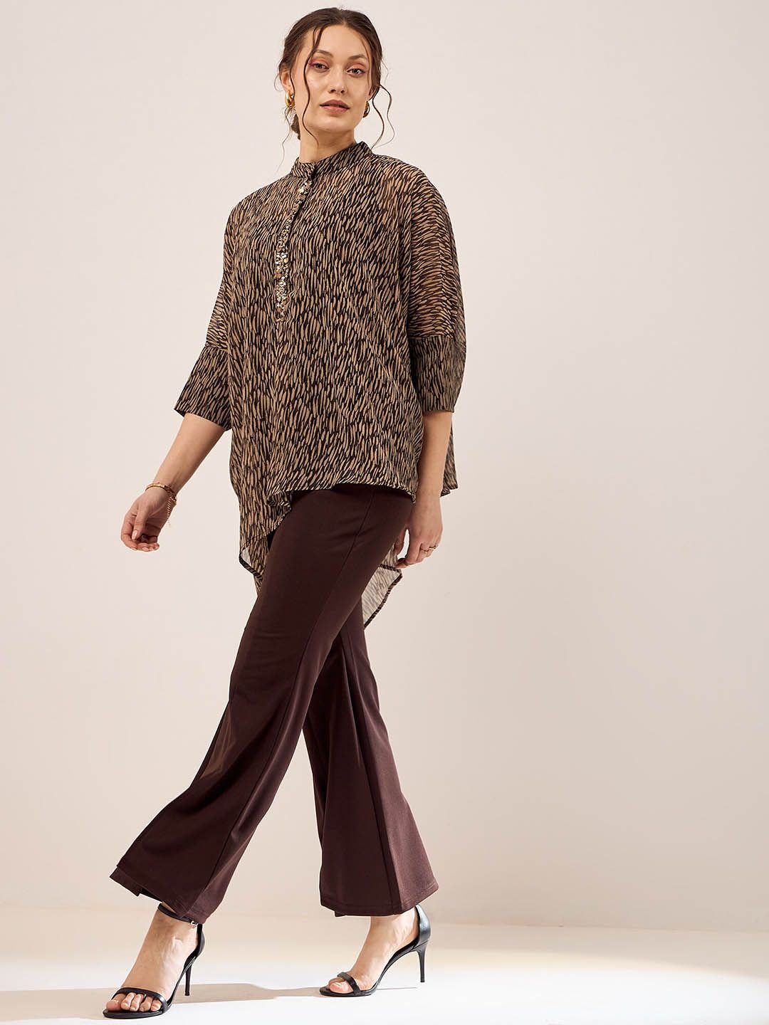 Antheaa Printed Embellished Co-Ord Set