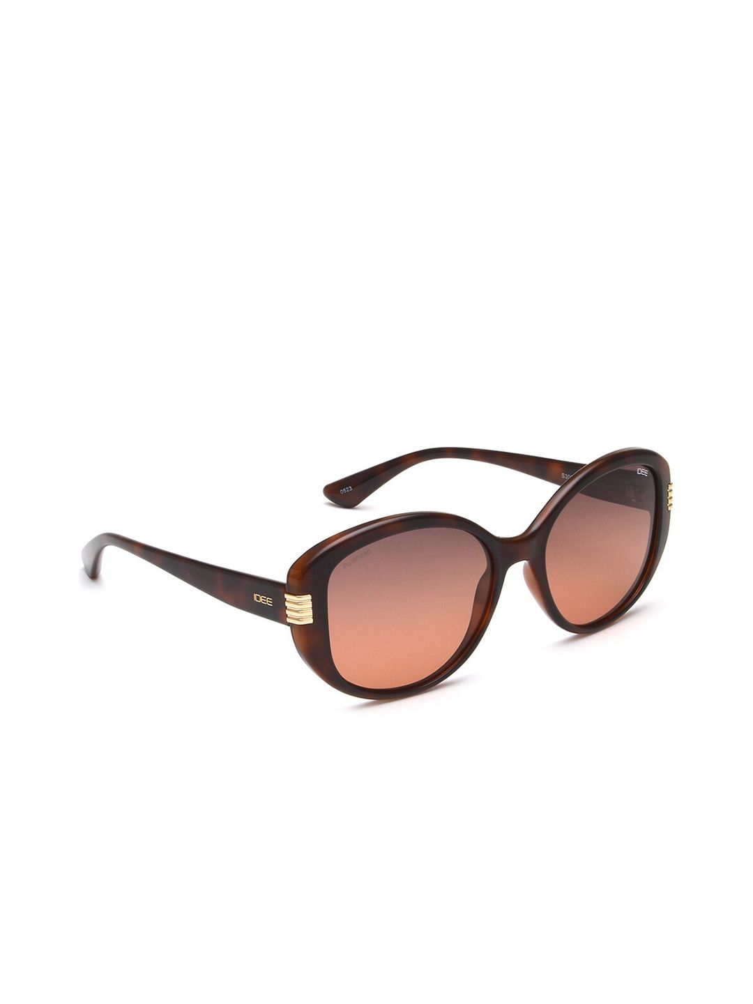 Idee wanita cermin mata hitam cateye dengan lensa terlindung UV