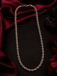 PANASH Men Brass Gold-Plated Chain