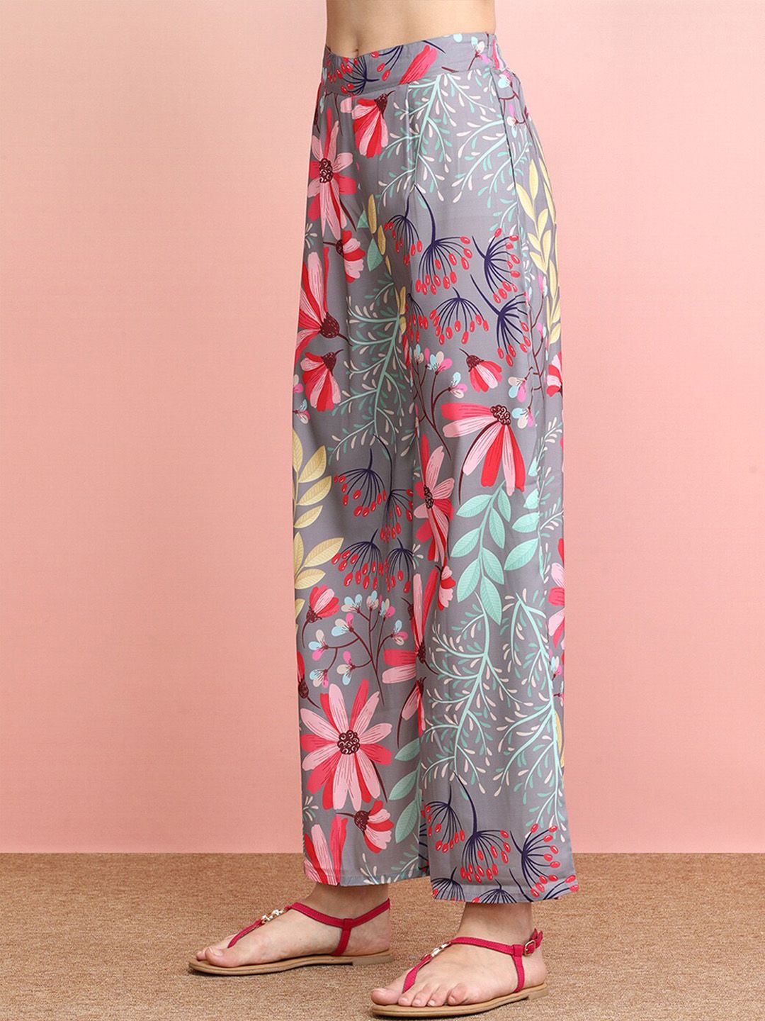 Indo Era Printed Shirt With Palazzo Co-Ords