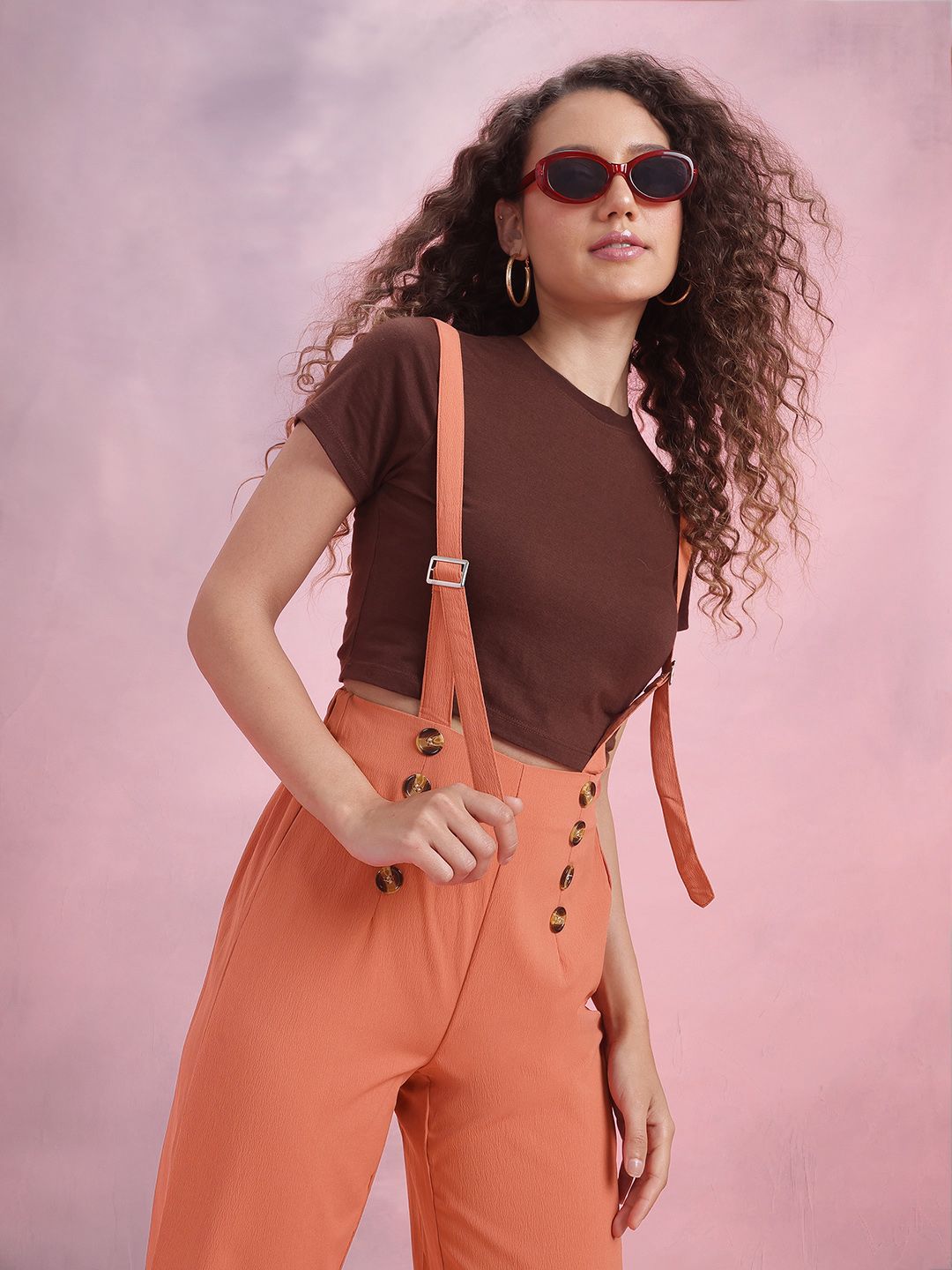 DressBerry Women Detachable Straps Trousers