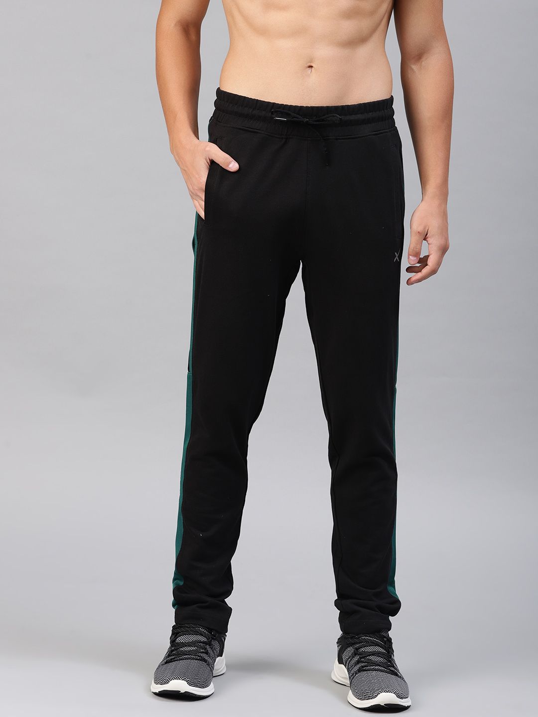 HRX by Hrithik Roshan Black Active Track Pants