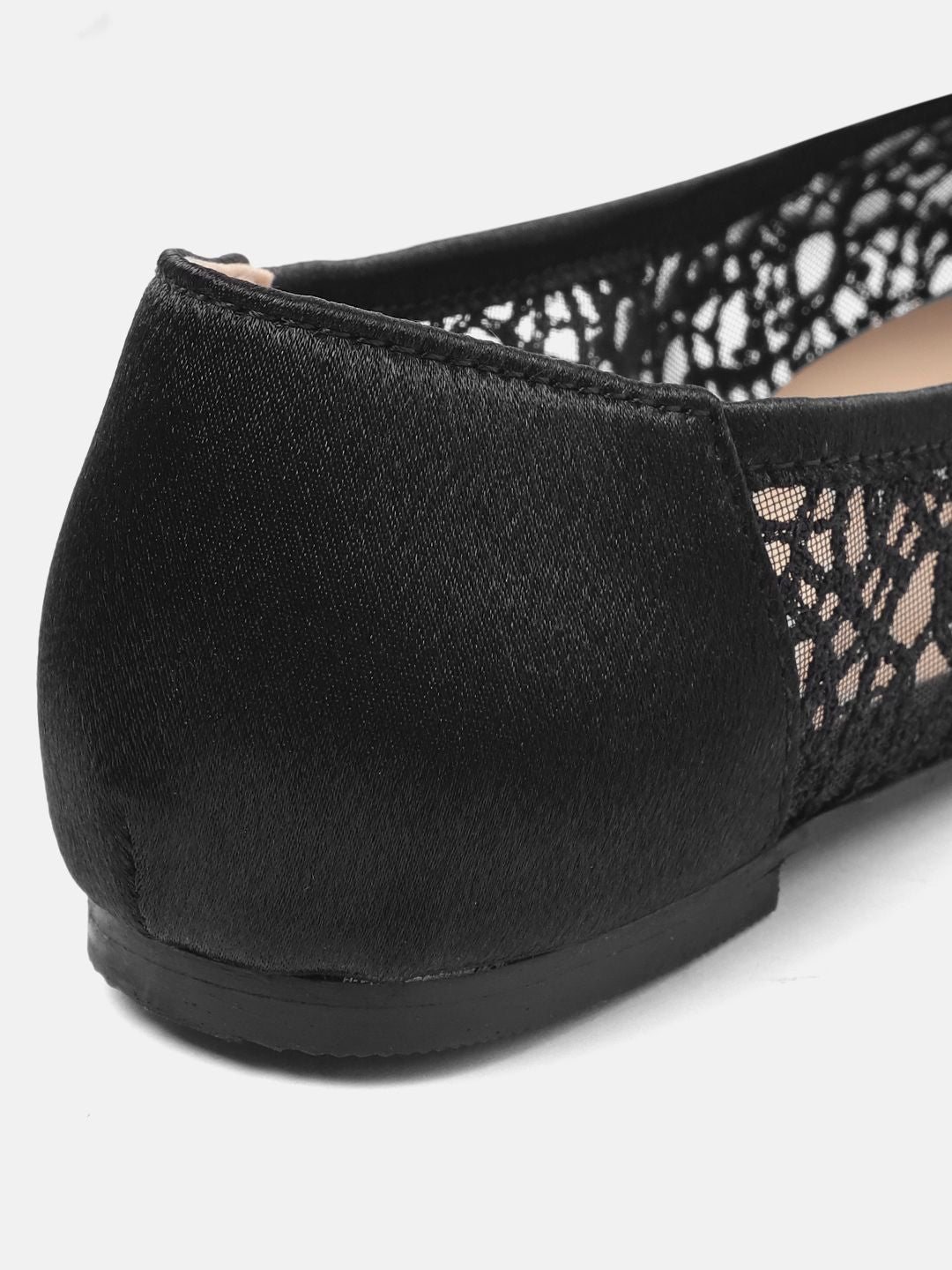 Lino Perros Women Woven Design Embellished Ballerinas