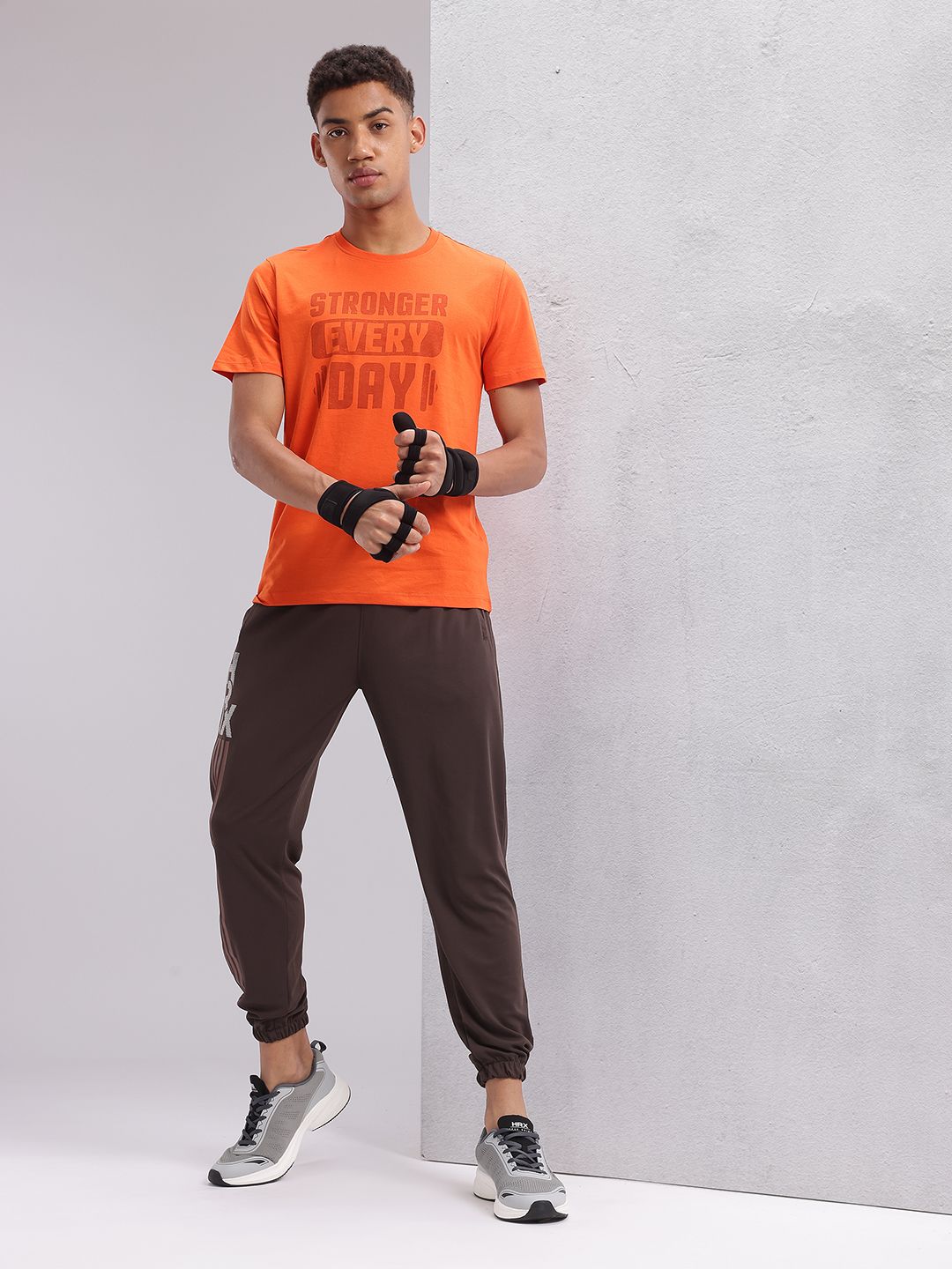HRX by Hrithik Roshan Men Typography Printed Training T-shirt