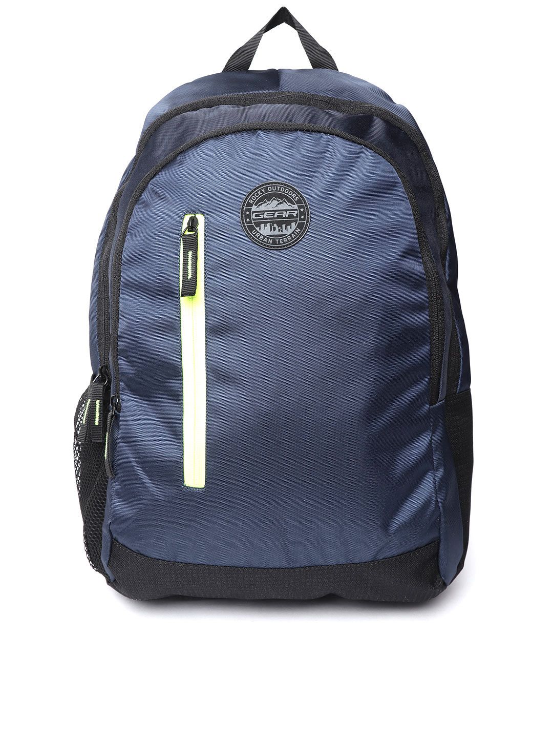 Gear Unisex Navy Blue Solid Backpack