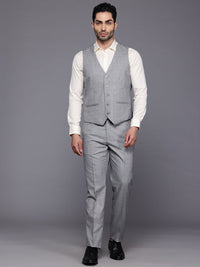 Raymond Checked Contemporary Fit Notched Lapel 3-Piece Suit
