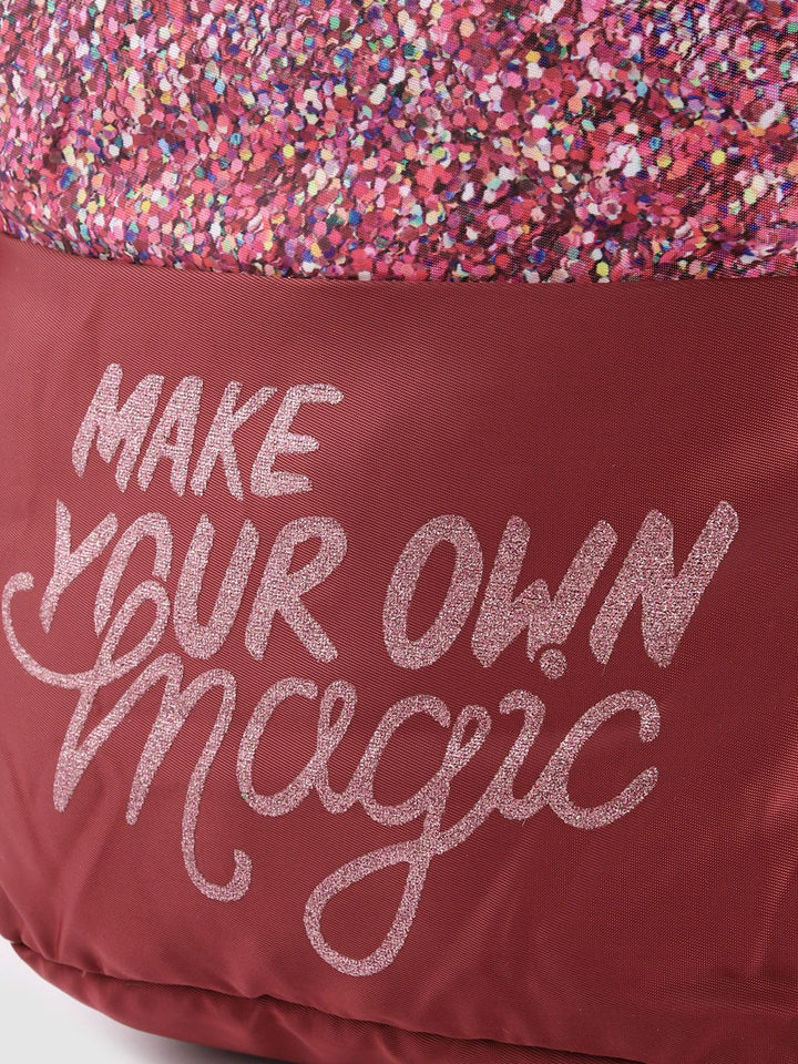 Gear Kids Abstract Printed Laptop Backpack with Glittery Effect -32L