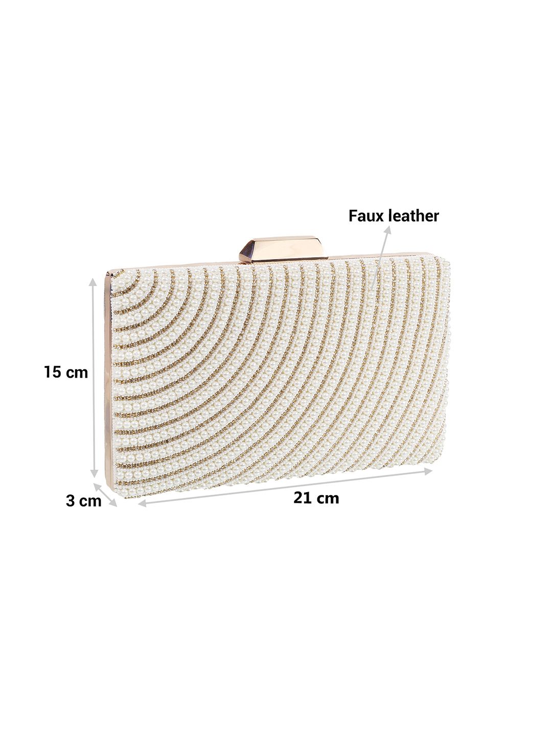 Metro Embellished Box Clutch