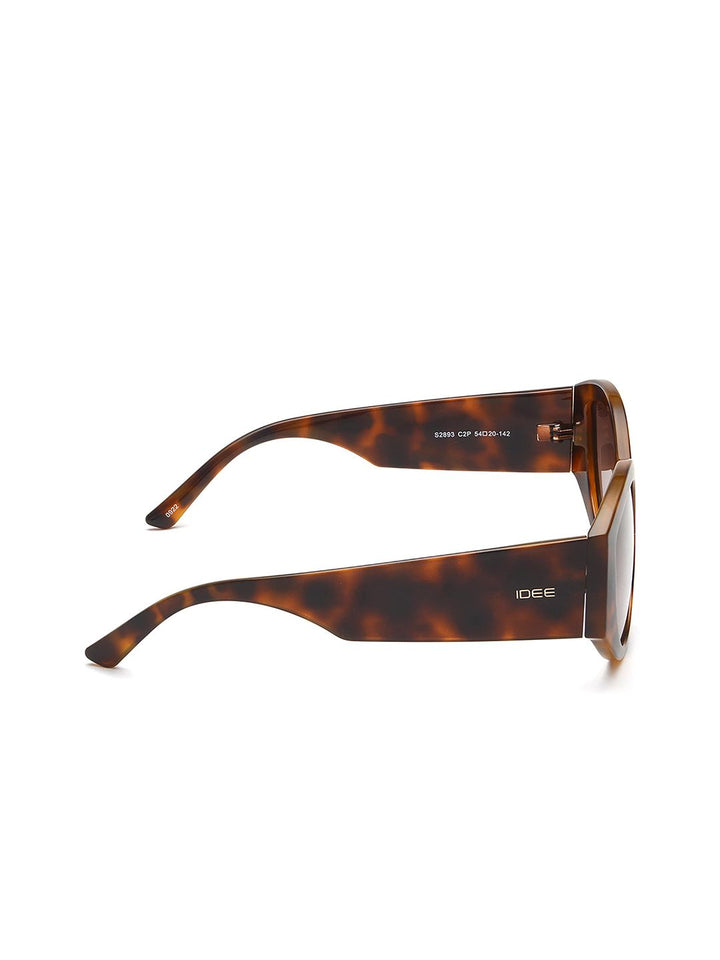 IDEE Women Brown Lens & Brown Cateye Sunglasses with UV Protected Lens