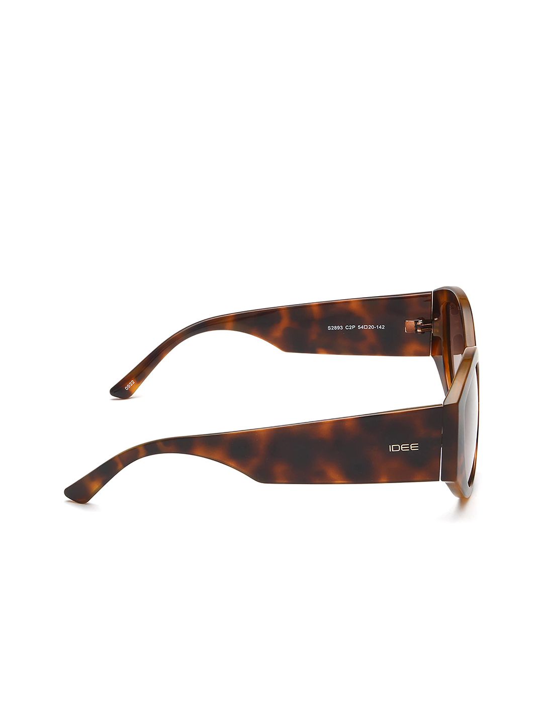 IDEE Women Brown Lens & Brown Cateye Sunglasses with UV Protected Lens