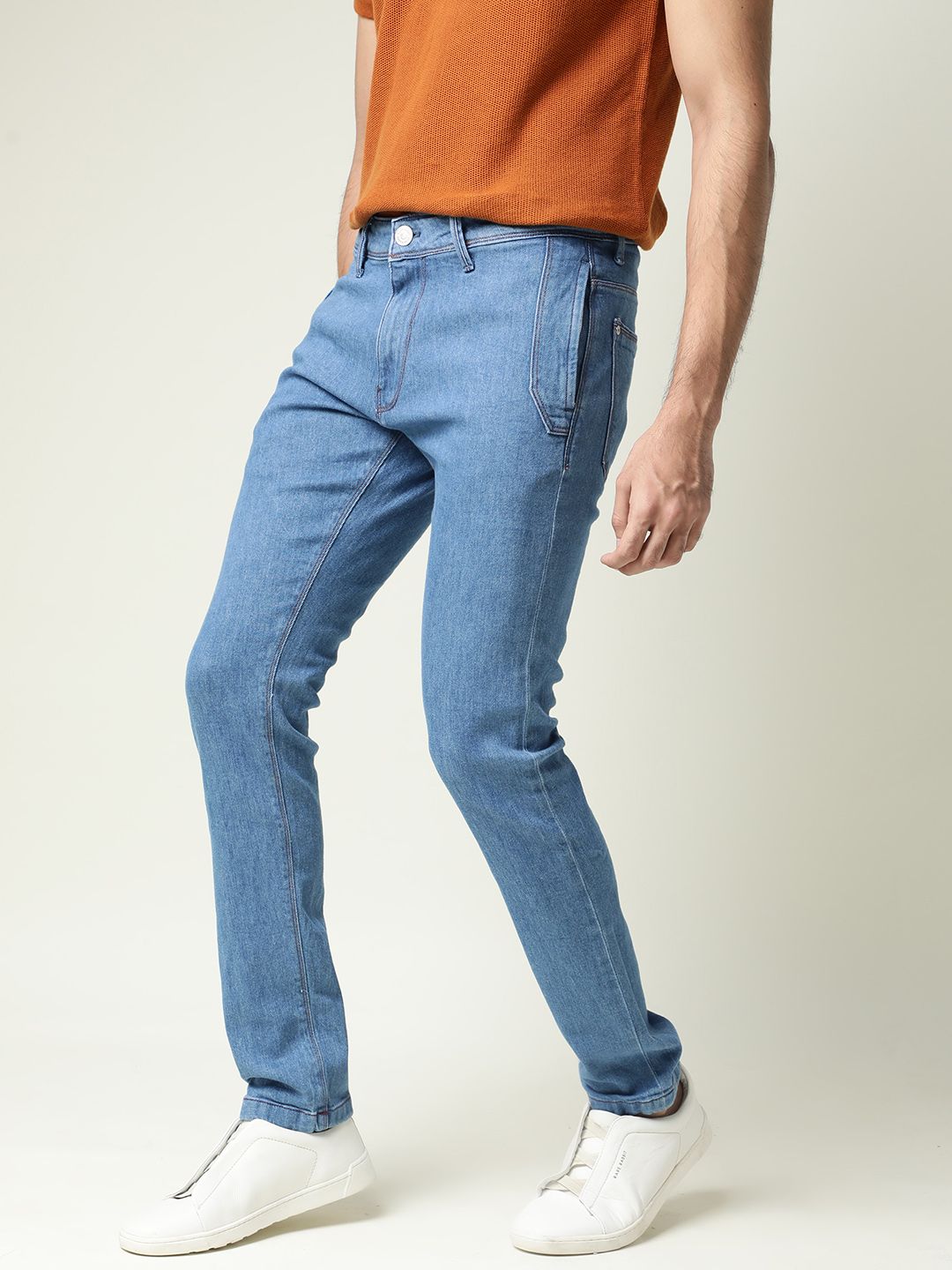 RARE RABBIT Men Midtas Slim Fit Stretchable Jeans