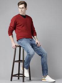 Park Avenue Geometric Design Pullover