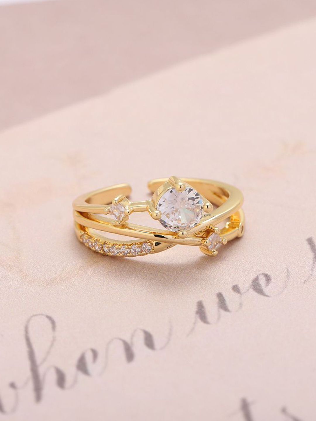 Cincin Janji Janji Salty Clarissa untuk Aksesori Perhiasan Wanita & Gadis