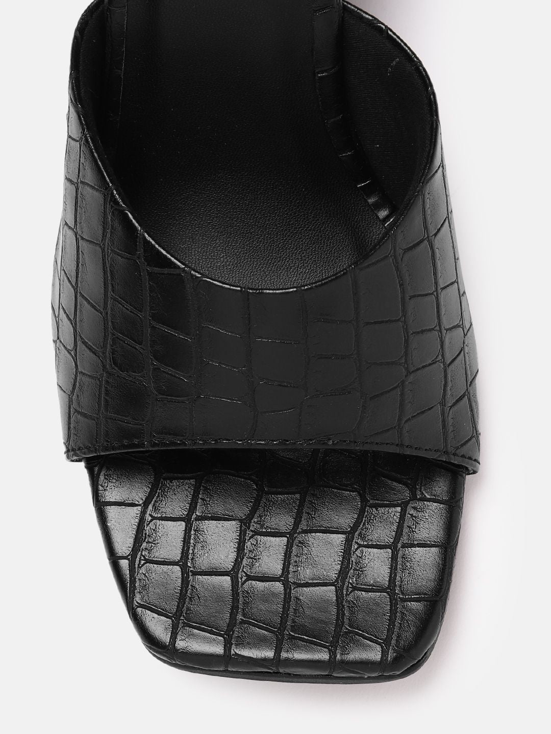 Lino Perros Croc Textured Wedge Heels