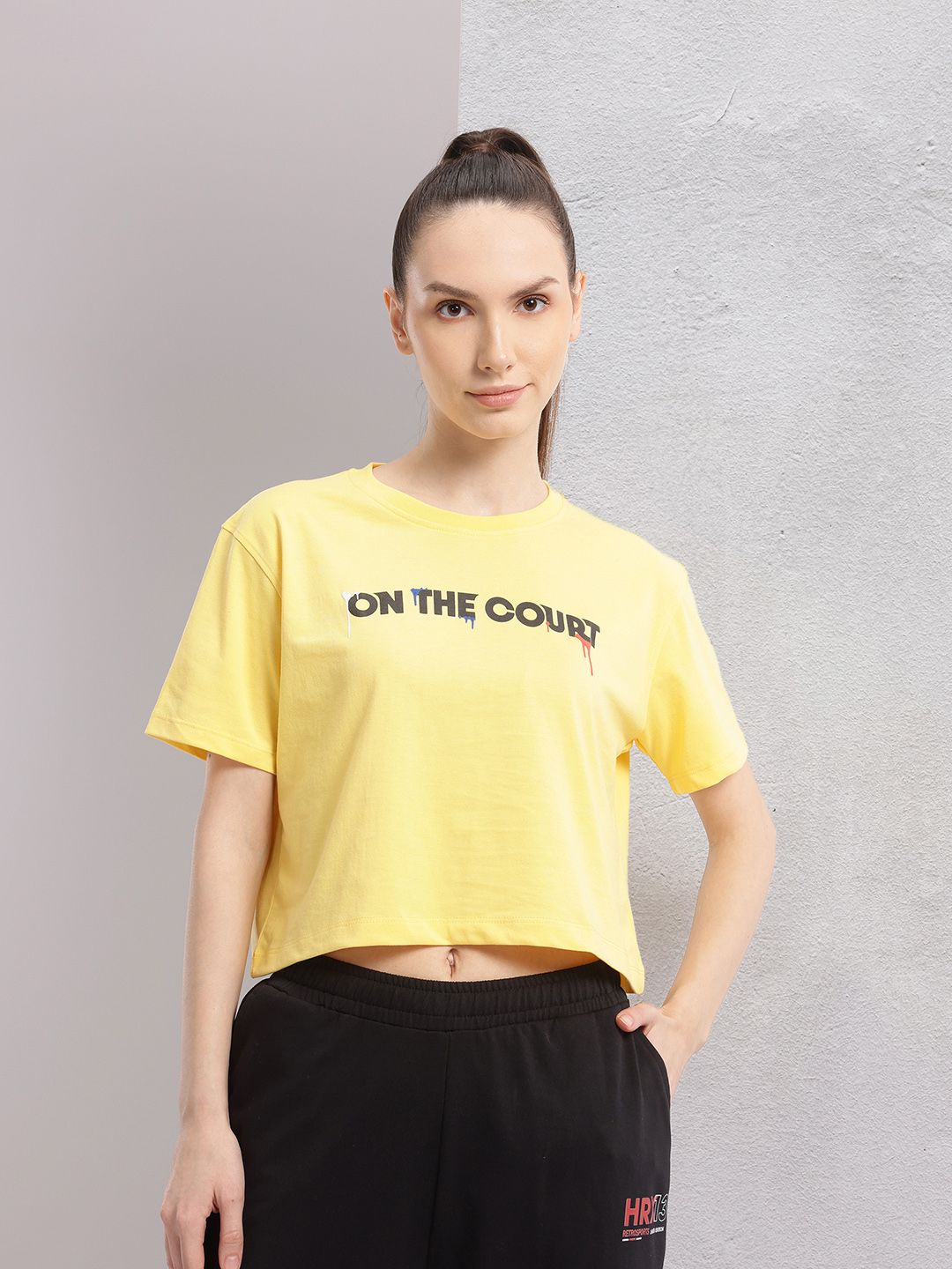 HRX by Hrithik Roshan Women Typography Printed T-shirt