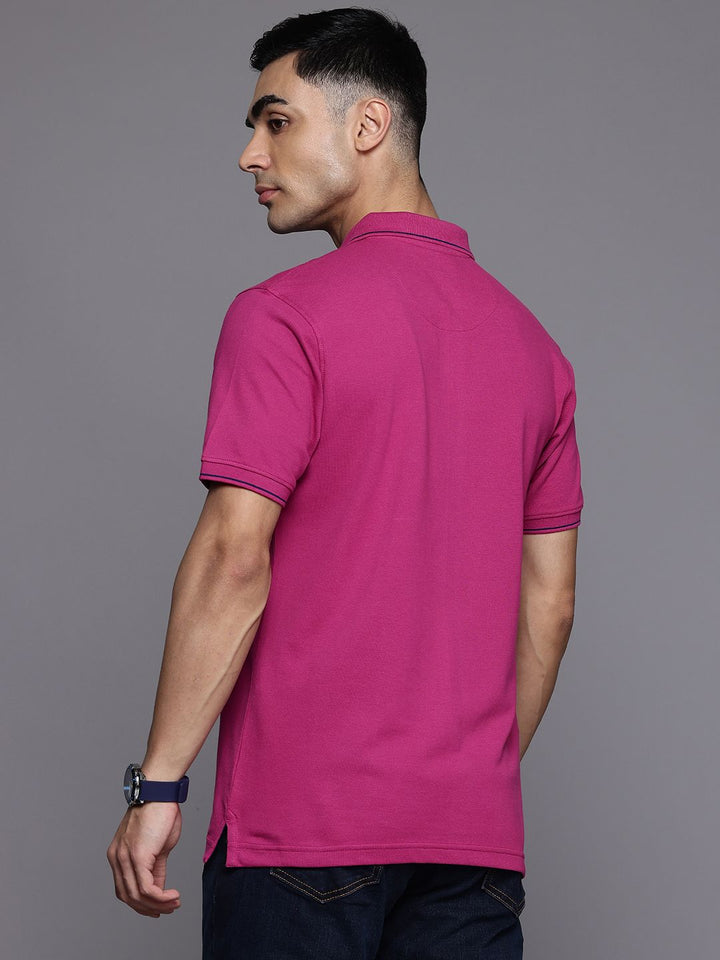 Raymond Pure Cotton Modern Fit Polo Collar T-shirt