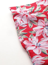 all about you Floral Print Halter Neck Top with Trousers Co-Ord Set